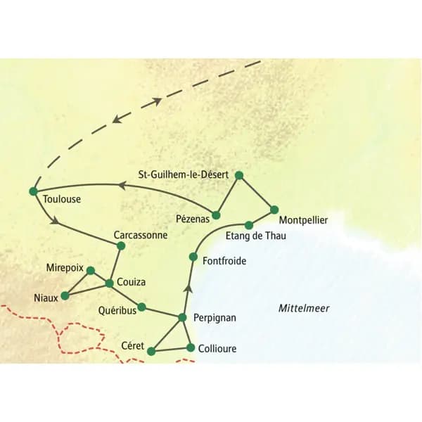 Unsere zehntägige Studienreise Languedoc-Roussillon nach Okzitanien macht Sie zwischen Toulouse und Montpellier mit dem Flair des französischen Südens vertraut.