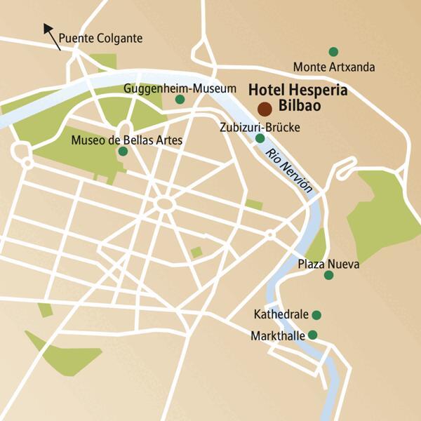 Auf unserer Städtereise CityLights Bilbao erleben Sie in kleiner Gruppe mit Studiosus-Reiseleitung die Höhepunkte der Stadt mit einem Abstecher an die Küste bei Getxo mit der Puente Colgante. Und auf Wunsch auch ins elegante Seebad San Sebastián.