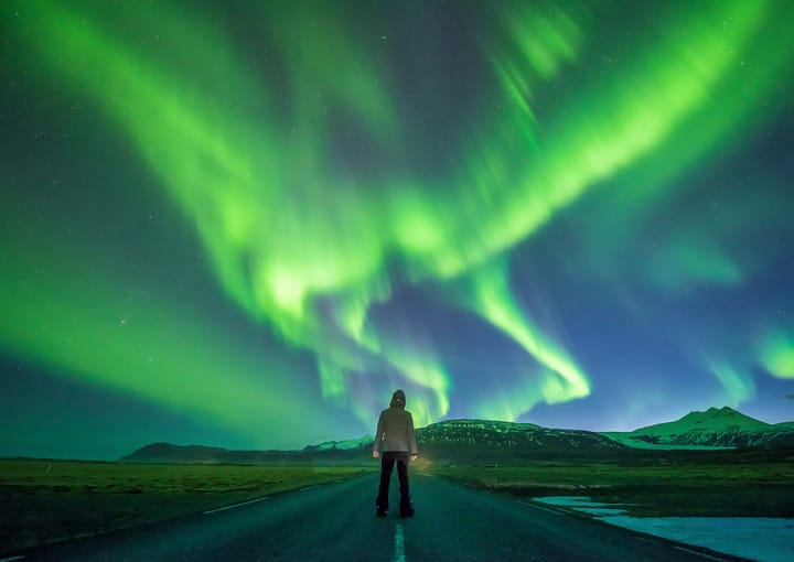 Polarlichter über Norwegen