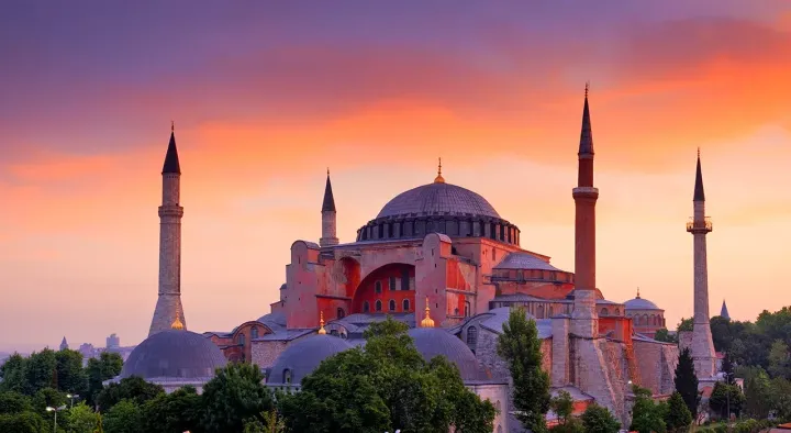 Die Hagia Sophia in Istanbul.